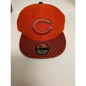 New Era Chicago Bears Youth 9FIFTY Snapback Hat Orange NFL Sideline 20916046